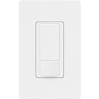 Maestro Motion Sensor Switch with Wallplate | 2 Amp, Single Pole | MS-OPS2HW-WH | White