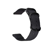 18/20/22/24/26mm Two Piece Nylon Watch Strap Replacement Watchband Cloth Watch Bands