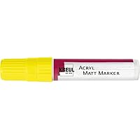 46212 – Frosted Acrylic Marker with Chisel Tip, XXL, 15 mm, Yellow