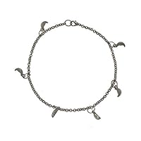 TAPANI Silver Plated Ankle Chain