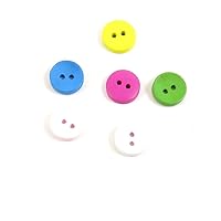 Price per 10 Pieces Sewing Sew On Buttons AD1 Mixed Round for clothes in bulk wood Cartoon Boutons