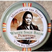 3 Tins Navajo Medicine Of The People White Sage Dry Lips Lip Balm - Minor Skin Ailments, 0.75 oz Each - Christmas Stocking Stuffer