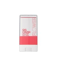 FLOWER BEAUTY Lip & Cheek Gel Crush - Cream Blush and Lips Tint in One Portable Multistick - Hydrating Burst of Color - (Raspberry Crush)