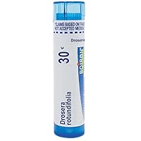 Boiron Spongia Tosta 30C for Croupy Cough & Drosera Rotundifolia 30C for Coughing, 80 Pellets Each