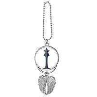 Empress Kaiserin Dignity Chess Game Silver Wing Car Pendant Decoration