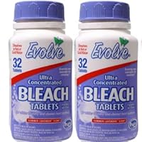 Evolve Concentrated Bleach Tablets - 32-ct (Pack of 2 Original Scent) (Summer Lavender)