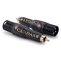 Male RCA to Male XLR Adapters (MRCA-MXLR) - 2 Pieces (1 Pair)
