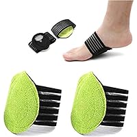 2 Pairs Compression Fasciitis Cushioned Support Sleeves, Plantar Fasciitis Foot Relief Cushions for Plantar Fasciitis, Fallen Arches, Achy Feet Problems for Men and Women