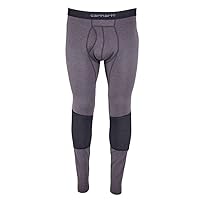 Carhatt Mens Force Midweight Base Layer Pant With Padded Knees