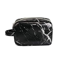 lliang Cosmetic Bag Marble Pattern Cosmetic Bags Women's Makeup Case Lipstick Toiletry Tote Suitcase Beauty Brush Pencil Pouch Supplies Accessories