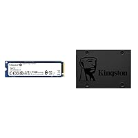 Kingston NV2 500G M.2 2280 NVMe Internal SSD | PCIe 4.0 Gen 4x4 | Up to 3500 MB/s | SNV2S/500G & 480GB A400 SATA 3 2.5