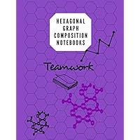 Hexagonal Graph Composition Notebooks: Biochemistry Note Book & Organic Chemistry 105 Pages, 8.5 X 11 Inches/ Notebook Purple