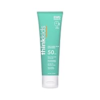 thinksport Kid's Safe Sunscreen, SPF 50 Plus, 3 Fluid Ounce