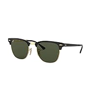 Ray-Ban RB3716 Clubmaster Metal Square Sunglasses