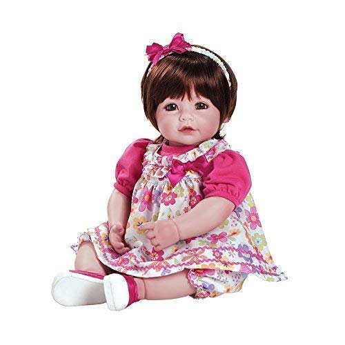 Adora Realistic Baby Doll Love & Joy Toddler Doll - 20 inch, Soft CuddleMe Vinyl, Brown Hair, Brown Eyes