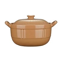 CHCDP Household Kitchen Soup Pot High Temperature Flame Ceramic Cooking Pot Steamer Casserole Multifunctional Cookware