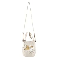 [BBM] Canvas Bag Shiba Inu Pattern Shiba Inu Bucket Bag Shoulder Bag Messenger Bag Handbag Mini Bag Women's