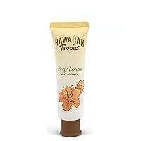 Hawaiian Tropic Body Lotion Moisturizer Coconut Fragrance Lot of 16 - Each 1 oz - 16 Oz