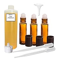 Perfume Oil Set - FITS Botega Veneta for Men, with Roll On Bottles and Tools to Fill Them (16 Oz)