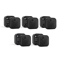 Blink Outdoor 4 (4th Gen) + Battery Extension Pack — Four-year battery wire-free smart security camera, two-way audio, HD live view, enhanced motion detection — 5 camera system