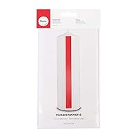 Wax Foil 20 x 10 cm Pack of 2, Light Red [Toy]