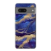 R3906 Navy Blue Purple Marble Case Cover for Google Pixel 7