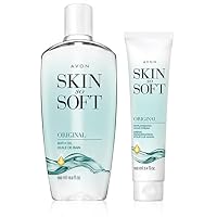 Avon Skin So Soft Original Bath Oil & Hand Cream Duo - Skin So Soft Orignal Bath Oil 16.9 and Hand Cream 3.4 oz