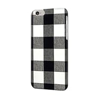 R2842 Black and White Buffalo Check Pattern Case Cover for iPhone 6 Plus iPhone 6s Plus