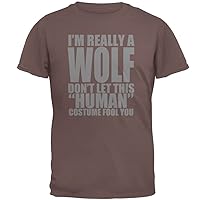 Human Wolf Costume Mens T Shirt