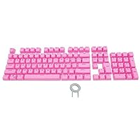 Bossi 104 Keys PBT Doubleshot Injection Keycaps Backlighting Mechanical Keycaps for All Mechanical Switch Keyboard - Pink (Renewed)