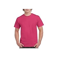 Gildan Men's G200, 1-Pack Short Sleeve Shirt. Heliconia