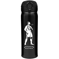 Soccer R-onaldo Fans Travel Stainless Steel Mug Sport Thermos Cup Vacuum Insulation Cup Water Bottle For Men Women