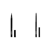 wet n wild Mega Last Breakup-Proof Liquid Eyeliner, Black Mega Last Breakup-Proof Retractable Eyeliner, Blackest Black