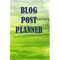 BLOG POST PLANNER - WATERCOLOR GREEN (BLOG POST PLANNERS)