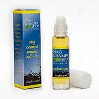 Nag Champa Perfume Oil Roll-on - 8 ml. (.27 fl. oz.) in attractive Gift Box.
