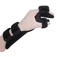 Resting Hand Splint, Wrist Cockup Brace, Adjustable Straps, Support Decompression, Comfortable and Breathable, for Fractures, Sprains, Traumatic Finger or Thumb Injury Immobilization