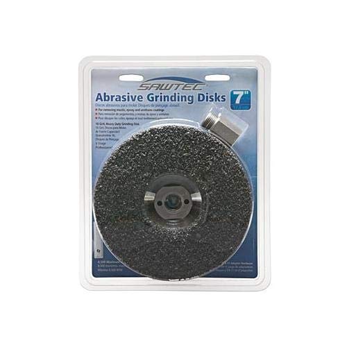 MK Diamond 167755, Sawtec 7" 16 Grit Abrasive Grinding Disc (5 Packs of 3 pcs)
