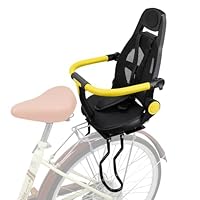 Rear Child Bike Seat with Thick Backrest, Rear Child Bicycle Seat Design for Children Aged 2 to 8 Years Old