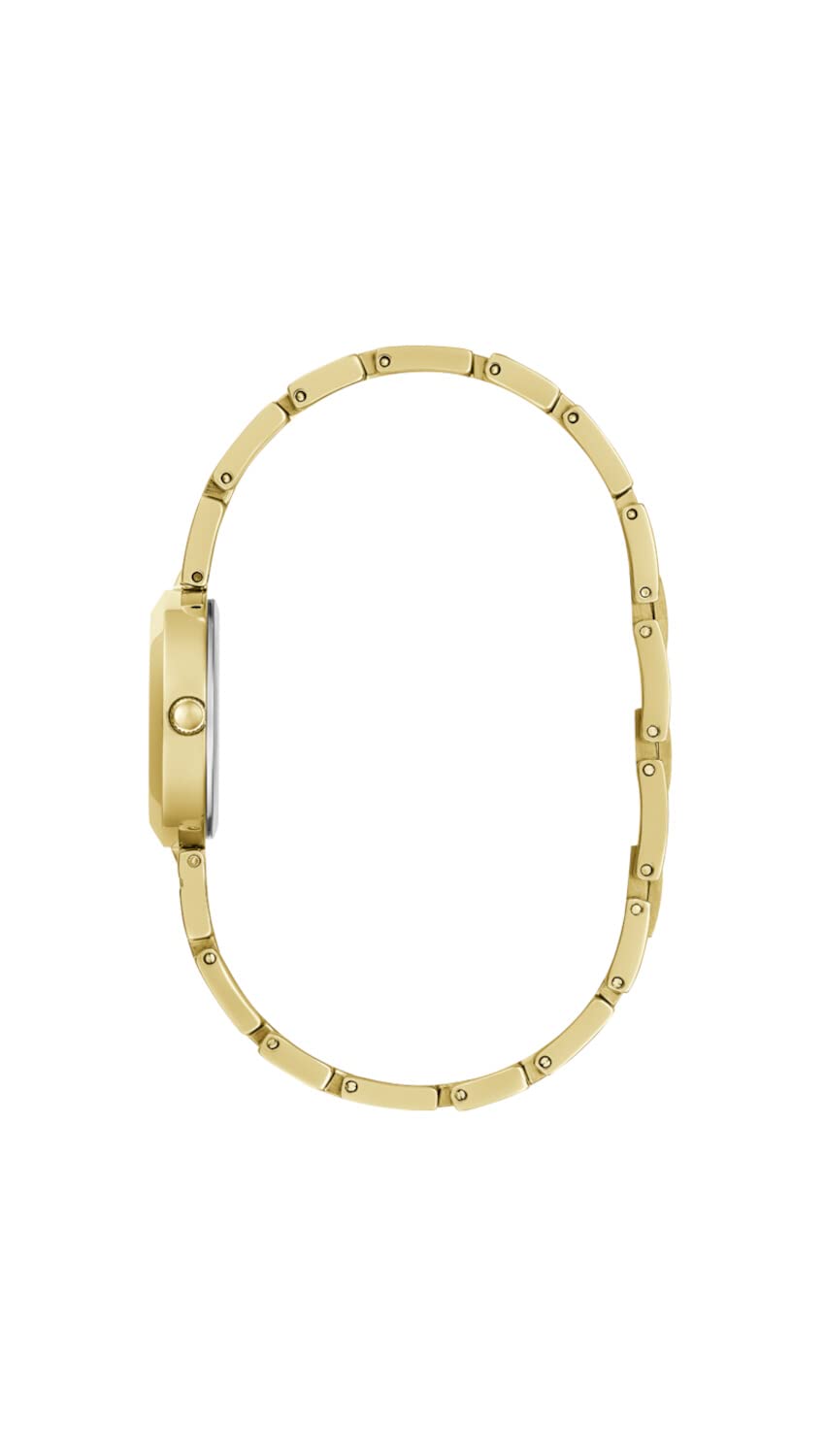 GUESS Ladies 26mm Watch - Gold Tone Strap Champagne Dial Gold Tone Case