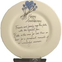 20th Wedding (China) Anniversary: Plate (Flower) (Rd)