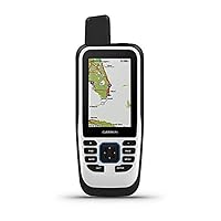Garmin GPSMAP 86S, Floating Handheld GPS with Button Operation, Stream Boat Data From Compatible Chartplotters