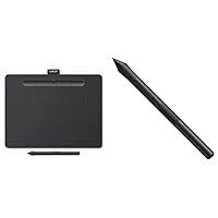 Wacom Intuos Wireless Graphics Drawing Tablet with 3 Bonus Software Included, 10.4