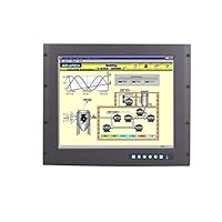 9U Rackmount 19 inches SXGA Industrial Monitor with Resistive Touchscreen, Direct-VGA and DVI Ports