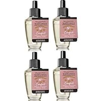 Bath and Body Works 4 Pack Aromatherapy Comfort Vanilla & Patchouli WallFlower Fragrance Refill 0.8 Oz