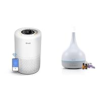 Air Purifier for Home Bedroom, Smart WiFi Alexa Control, Covers up to 915 Sq.Foot & Essential Oil Diffuser, Aromatherapy Diffuser for Essential Oils, 300ml