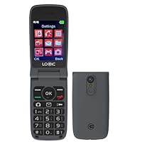 Flip Phone 4G LTE Volte Unlocked Worldwide (Only T-Mobile USA Market) Logic F11 4G Dual Nano Sim LTE Bluetooth SOS Radio FM (Black)