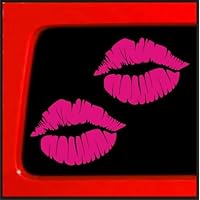 Kiss Mark Lips Bumper Sticker Decal for Car, Truck, Window, Laptop | 3.8