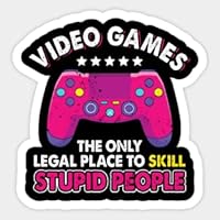 Sticker Vynil Video Games Ruined My Life Funny Gaming Lover Controller Gamer Stickers Vinyl Laptop Decal Water Bottle Sticker, Funny Sticker, Gift Sticker…3123
