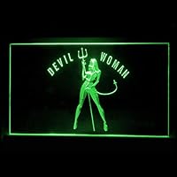 150088 Devil Woman Sexy Angel Witch killer Display LED Light Neon Sign