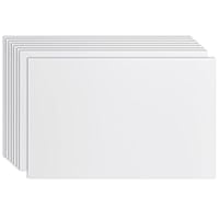 Juvale 8 Pack Corrugated Plastic Yard Signs 24x36 for Outdoor, Open House, Birthday, Lawn, Foam Poster Board with 4mm Blank Surface (White)